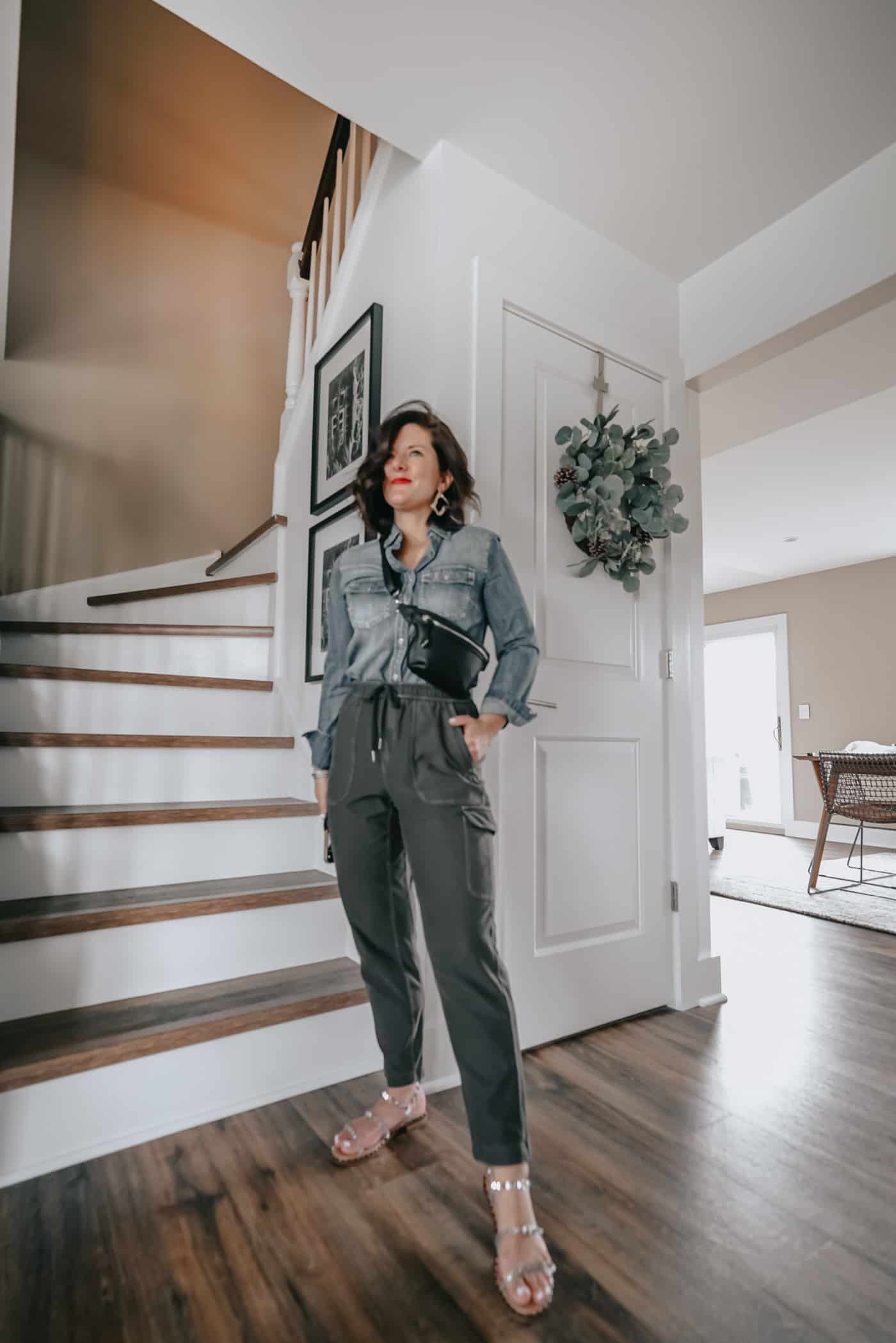 OLIVE CARGO PANTS OUTFITS FOR WOMEN - How cute are these olive cargo pants?  I hope you love them as much as we do!  Today, we're sharing 6 really cargo pant outfit ideas. These are the perfect spring and summer outfits.  All 6 looks are perfect for now and later!  #cargopants #olivecargopants #summeroutfits #casualoutfits 