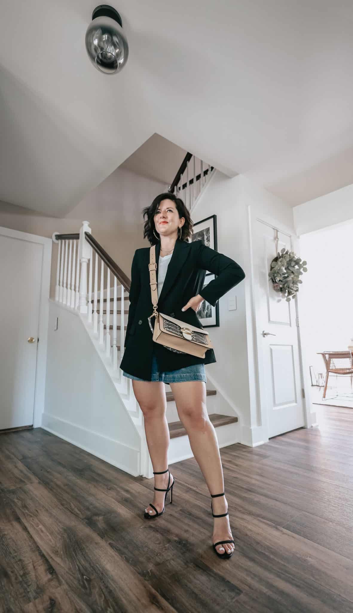 Warm Taupe Mom Shorts main image 1