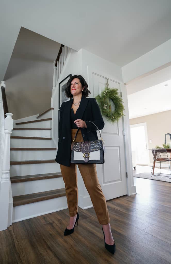 Faux Suede Pants + Giveaway 