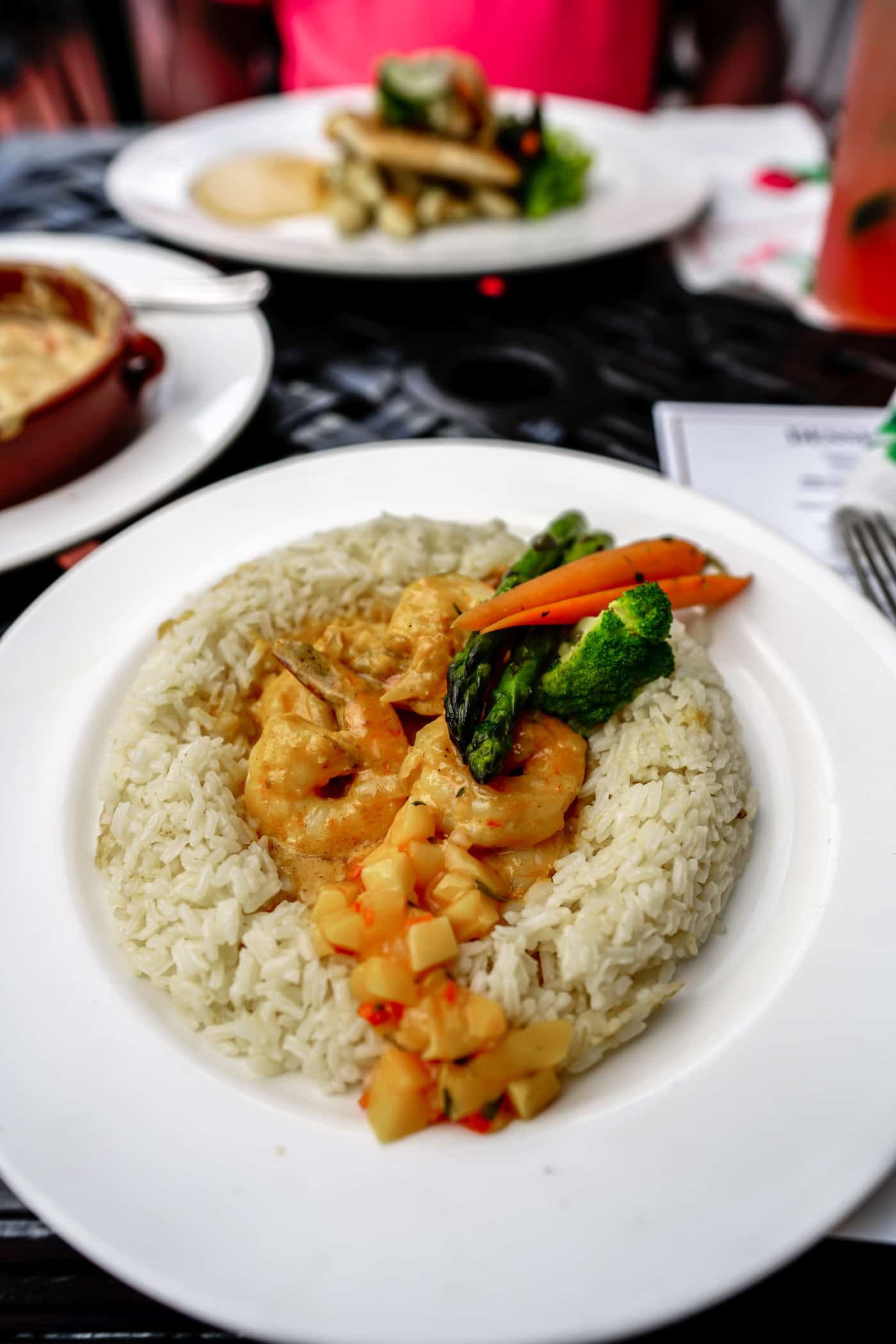 Shrimp and rice bowl at the Gate House Mackinac Island Shrimp and rice bowl at the Gate House Mackinac Island